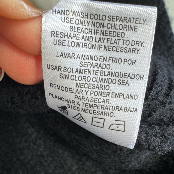 Vince Camuto NWT Women's Knit Oversized Vest Rich Black Size Large‎ - Picture 7 of 7